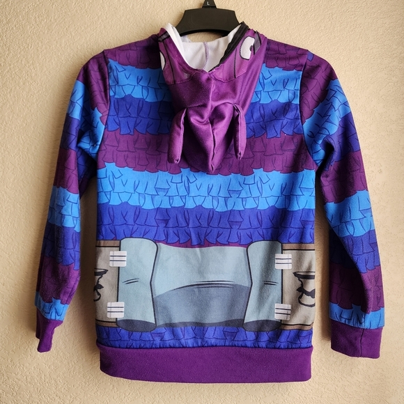 Fortnite Supply Llama Hoodie Zip Front Fleece Sweatshirt Jacket Size L - Picture 3 of 16